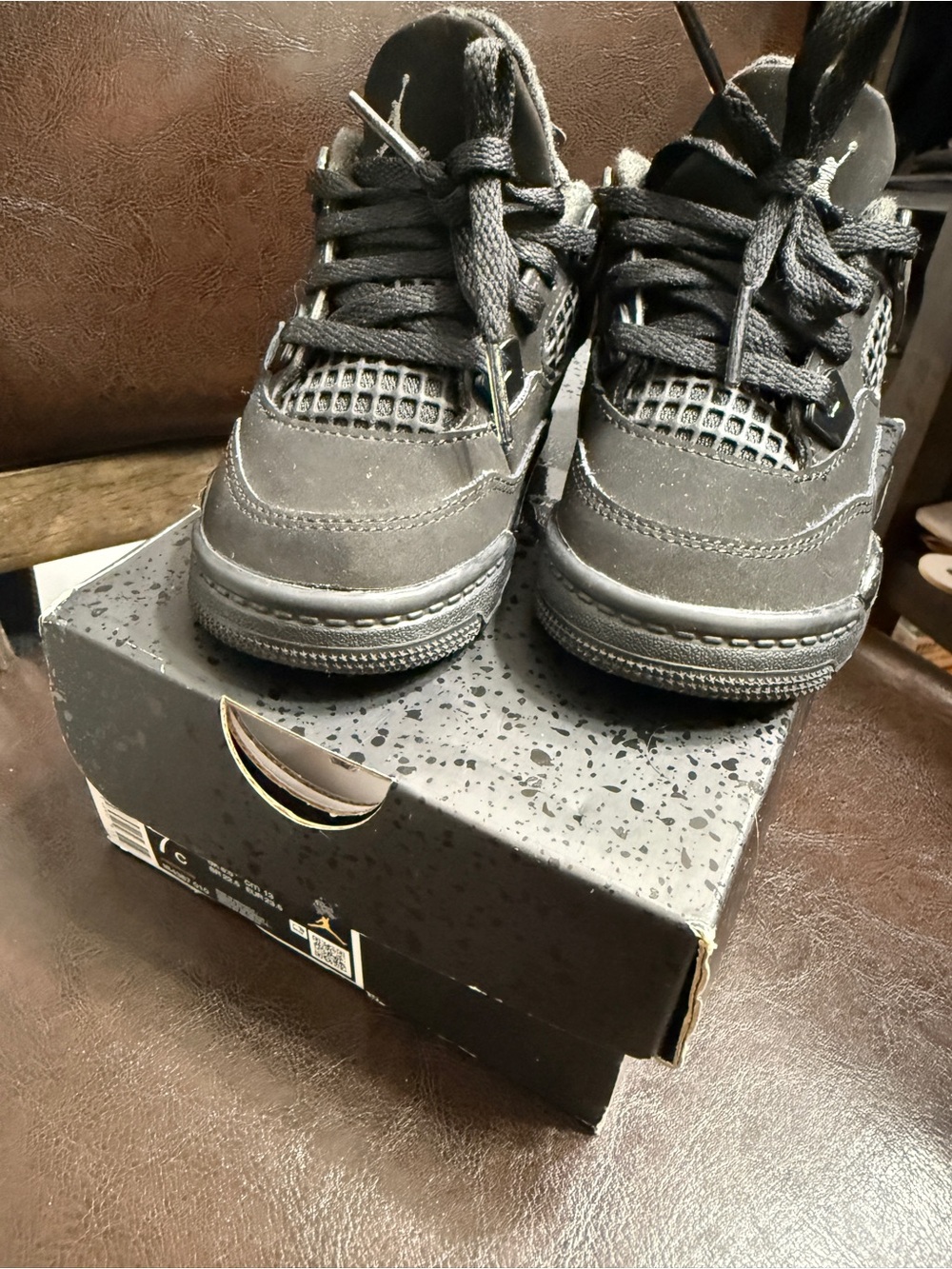 Jordan Kids Black Athletic Sneakers